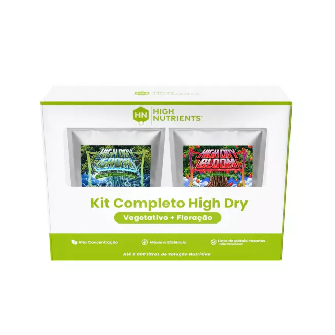 Kit High Dry Grow e Bloom